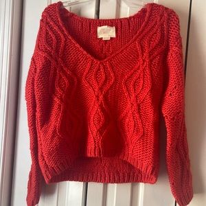 Urban Outfitters Red Sweater.